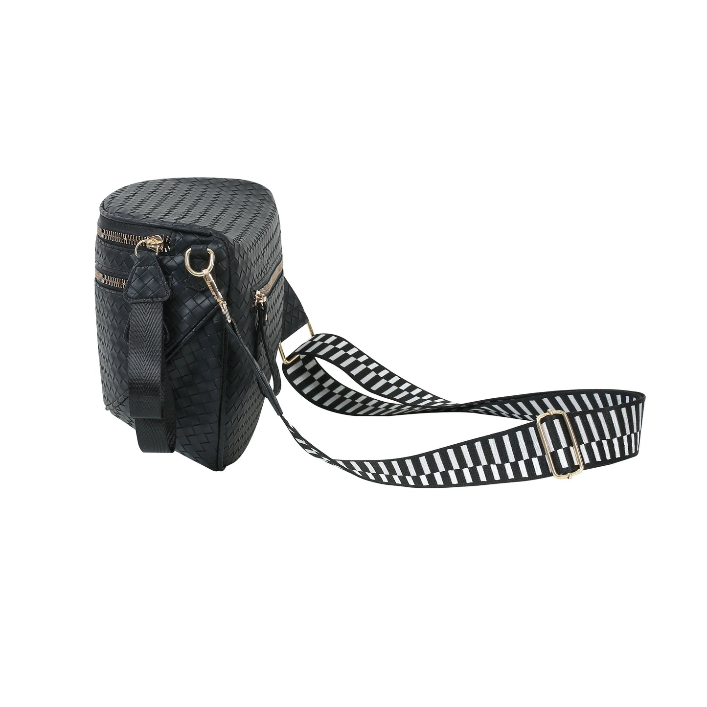 GoFree - Woven Leather Bum Bag
