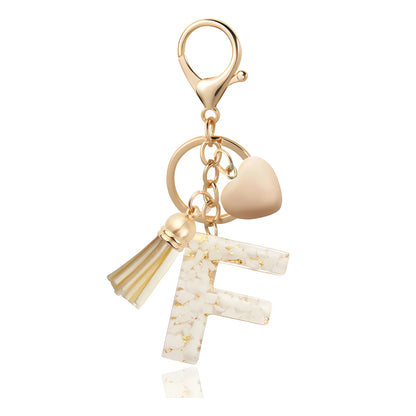 Golden Initial - Bag Charm