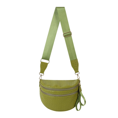 GoFree - Woven Leather Bum Bag