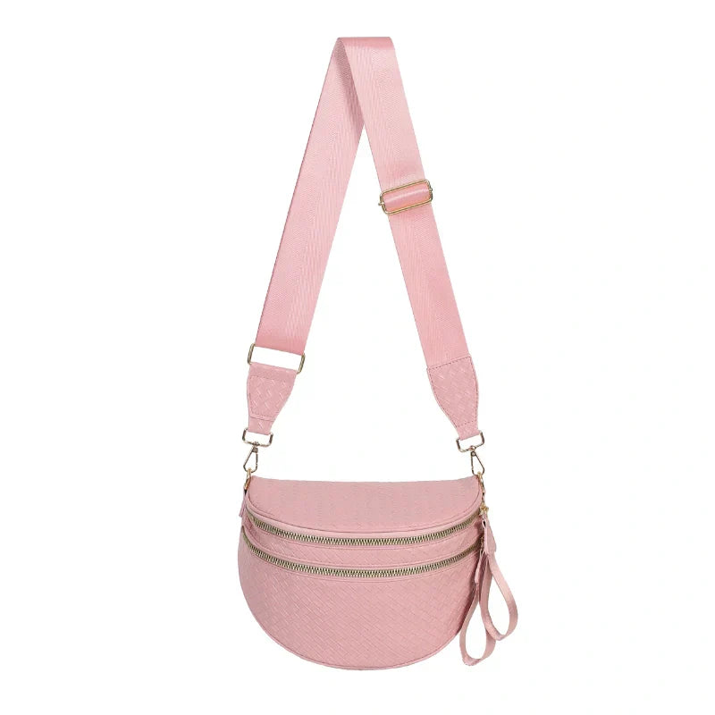 GoFree - Woven Leather Bum Bag